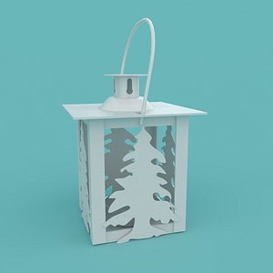 christmas tree lantern 3D model
