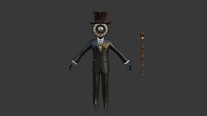 3D chief-clockman