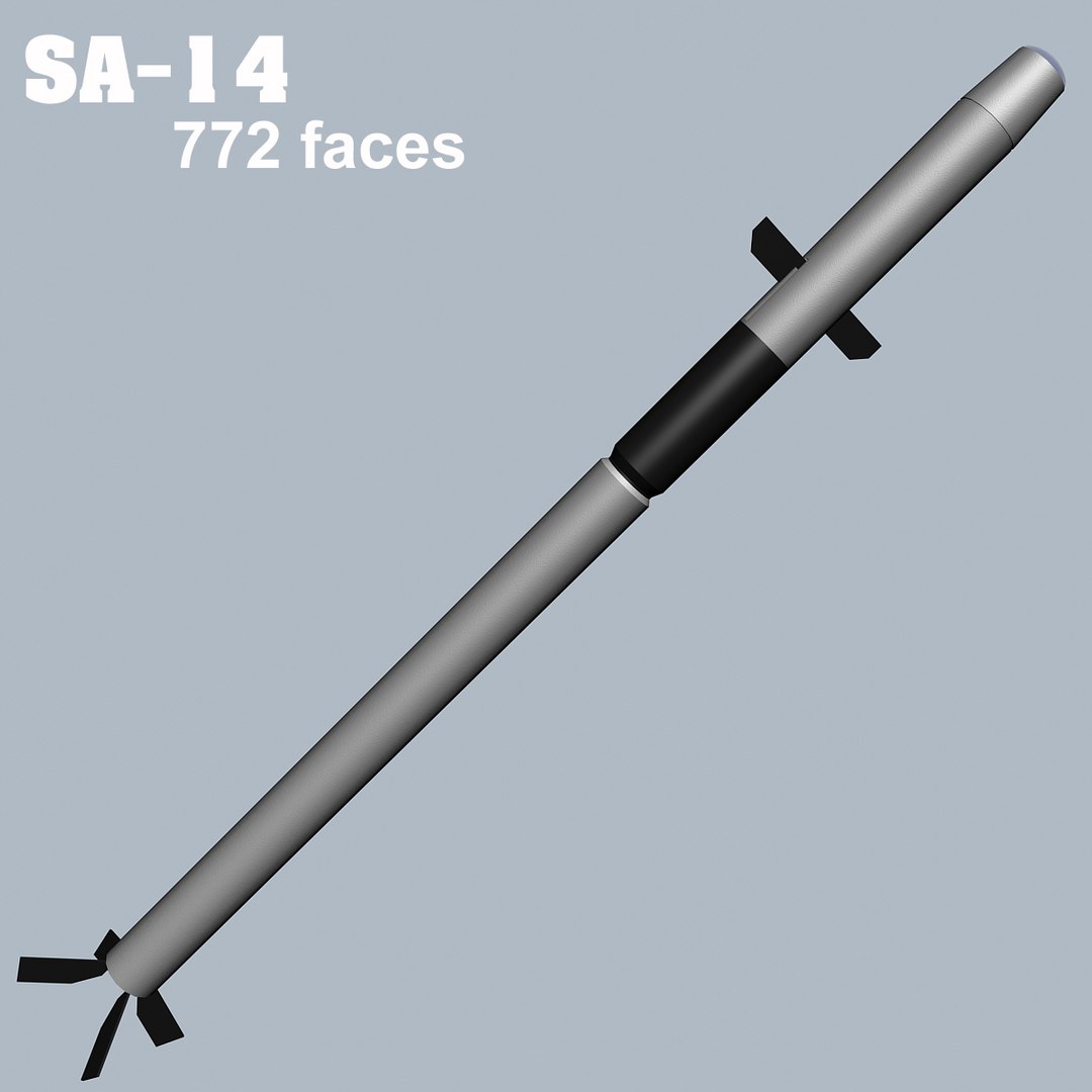 missiles russian sam 3d model