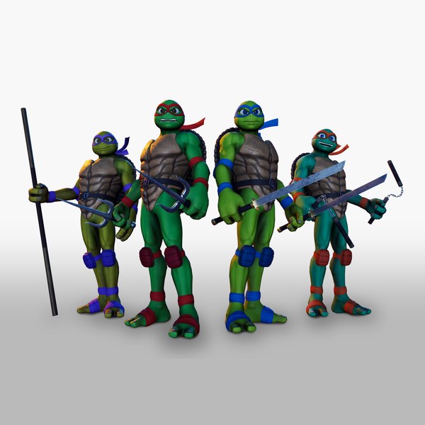 Modello 3D Adolescenti tartarughe ninja mutanti - TurboSquid 2040058