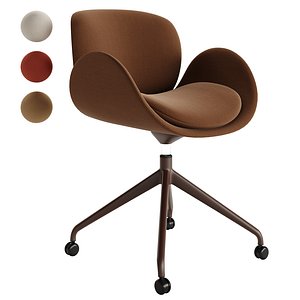 Laino Swivel with Casters chair 3D