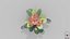 Euphorbia Milii (couronne d'épines) - Modèle 3D low-poly