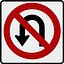 No Uturns Sign