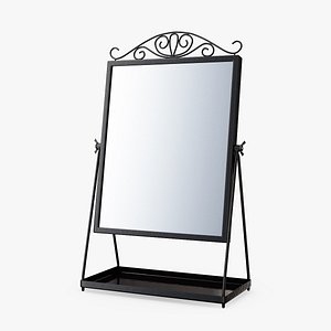 3D dressing table mirror