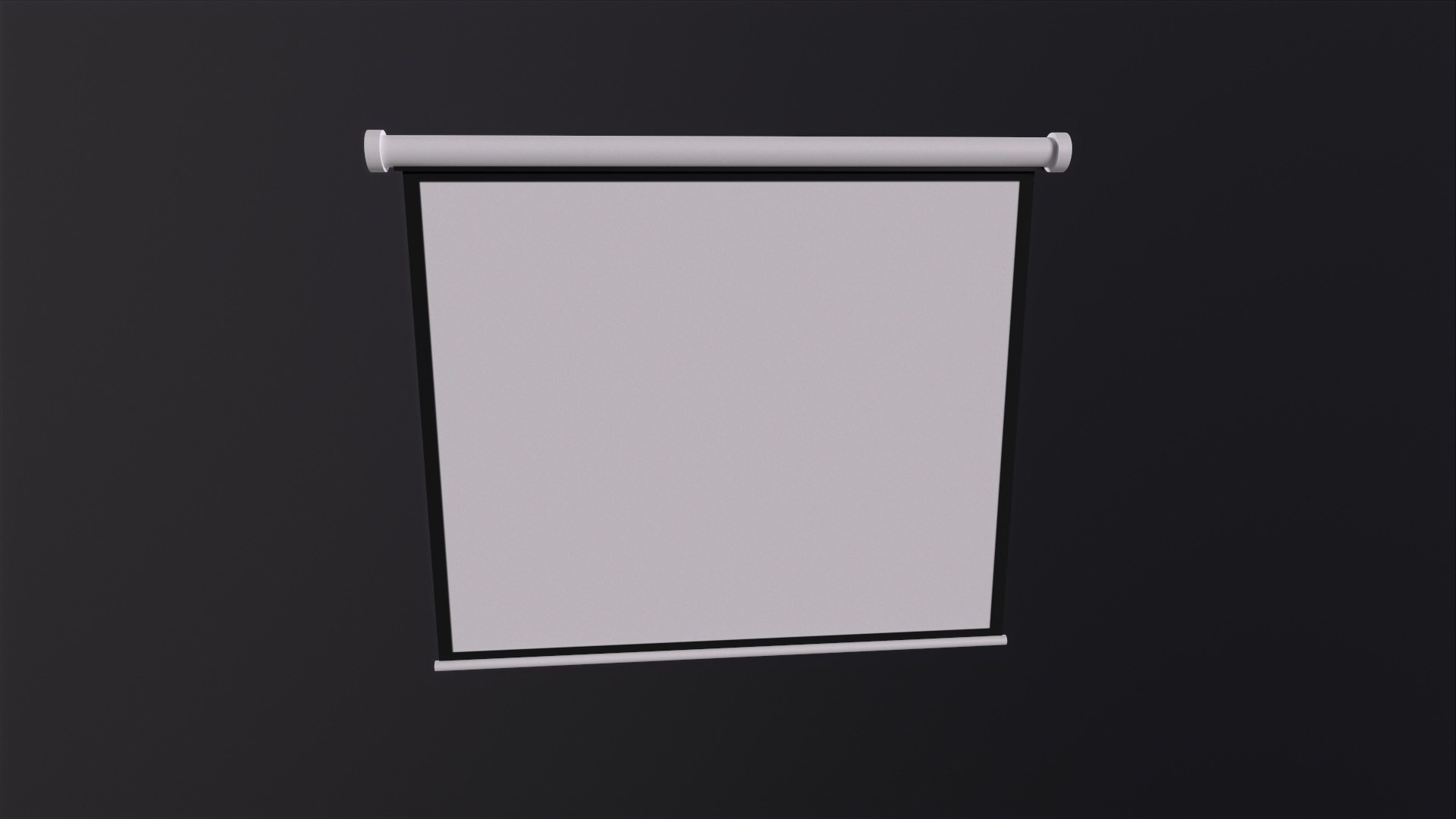 Projector Screen 3D - TurboSquid 2143612