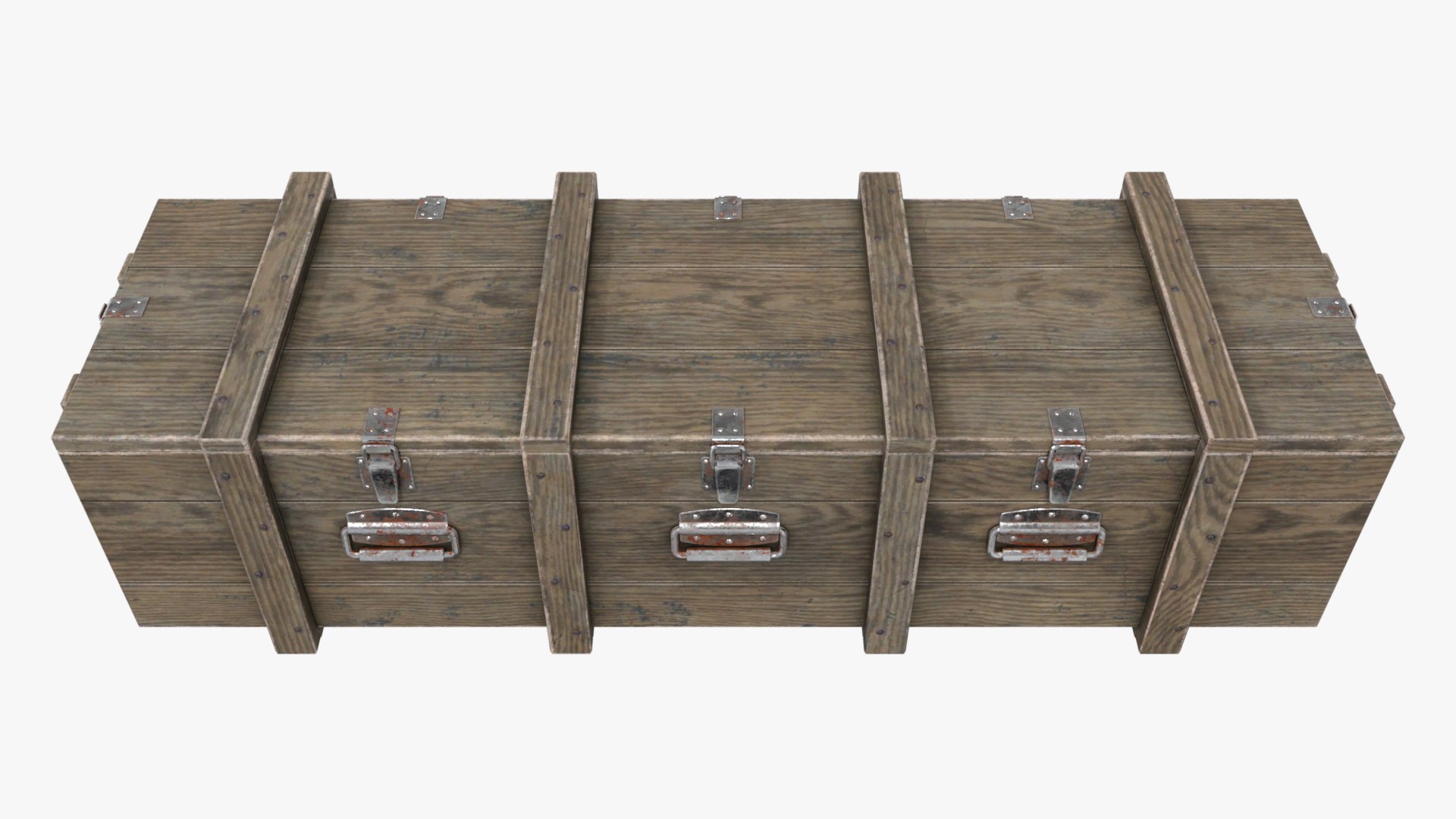 Bomb Transportation Box Crate WW2 Low-poly 3D Model 3D Model ...