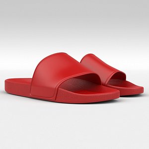 Beach Slippers 3d model - CadNav