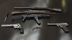 3D Weapons Pack