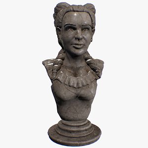 Marble Lady Sculpture 3D