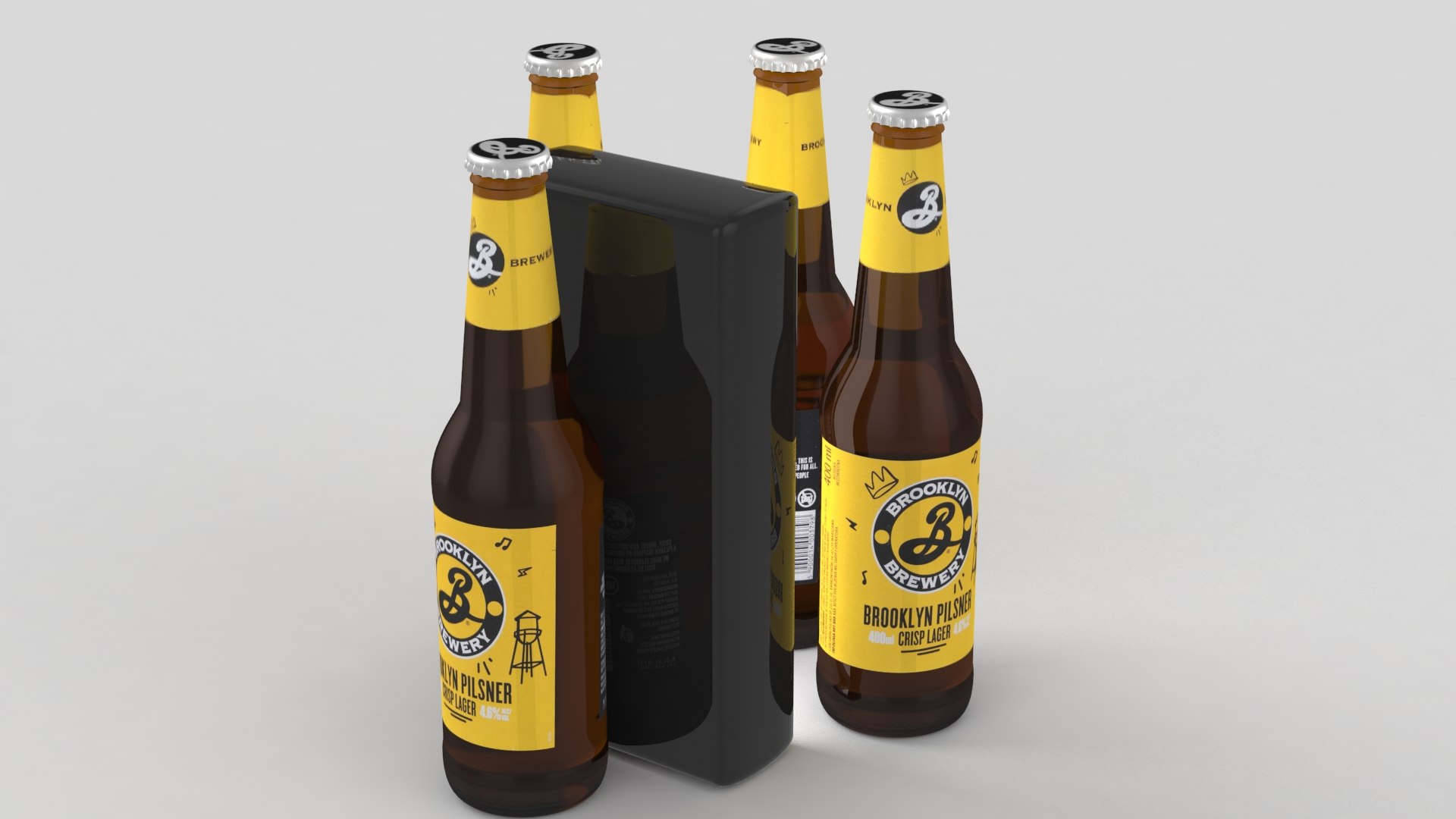 Beer Bottle Brooklyn Brewery Pilsner Crisp Lager 400ml 2023 3D TurboSquid 2026663