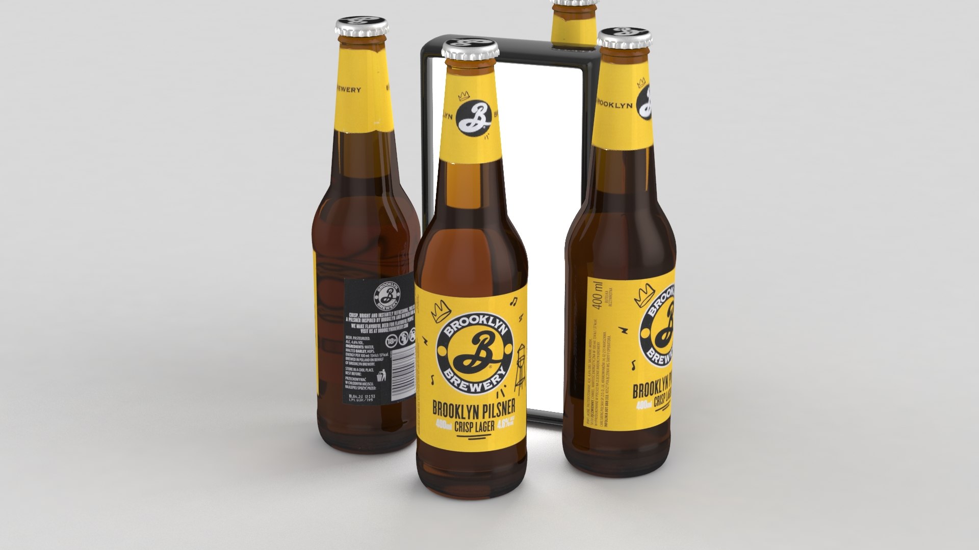 Beer Bottle Brooklyn Brewery Pilsner Crisp Lager 400ml 2023 3D TurboSquid 2026663