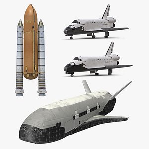 space shuttles 3 model