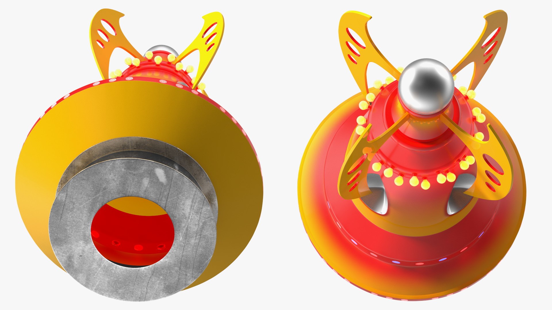 Attraction Rocket 3D Model - TurboSquid 1883196