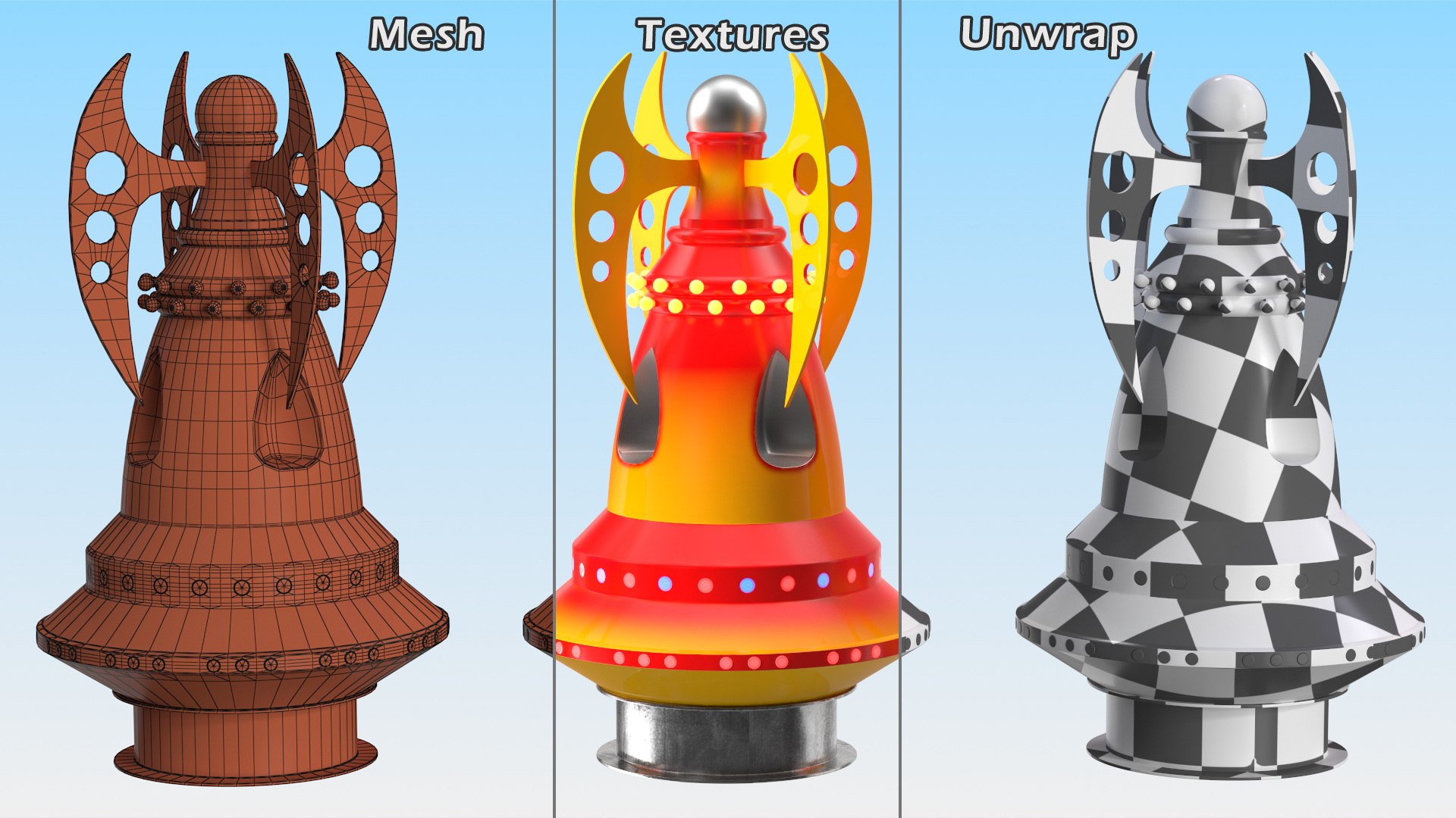 Attraction Rocket 3D Model - TurboSquid 1883196