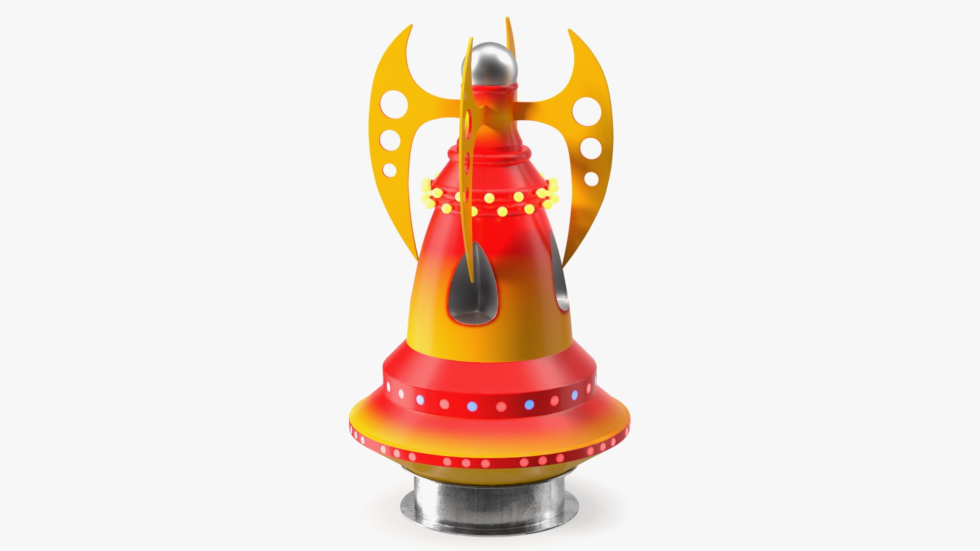 Attraction Rocket 3D model preview