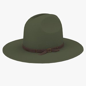 3D Green hat