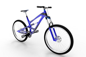 mountain bike bicycle 3D model