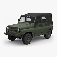 UAZ 469 military vehicle