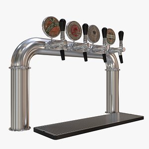 3D model Beer tower 06