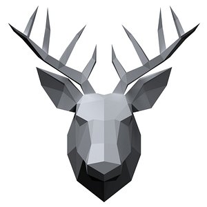 deer head 3D