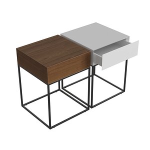 3D Baby Side Table model