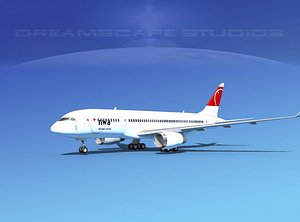 dxf airline boeing 787-8 787