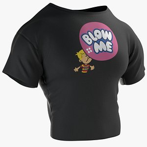 T-shirt Blow Me 3D model