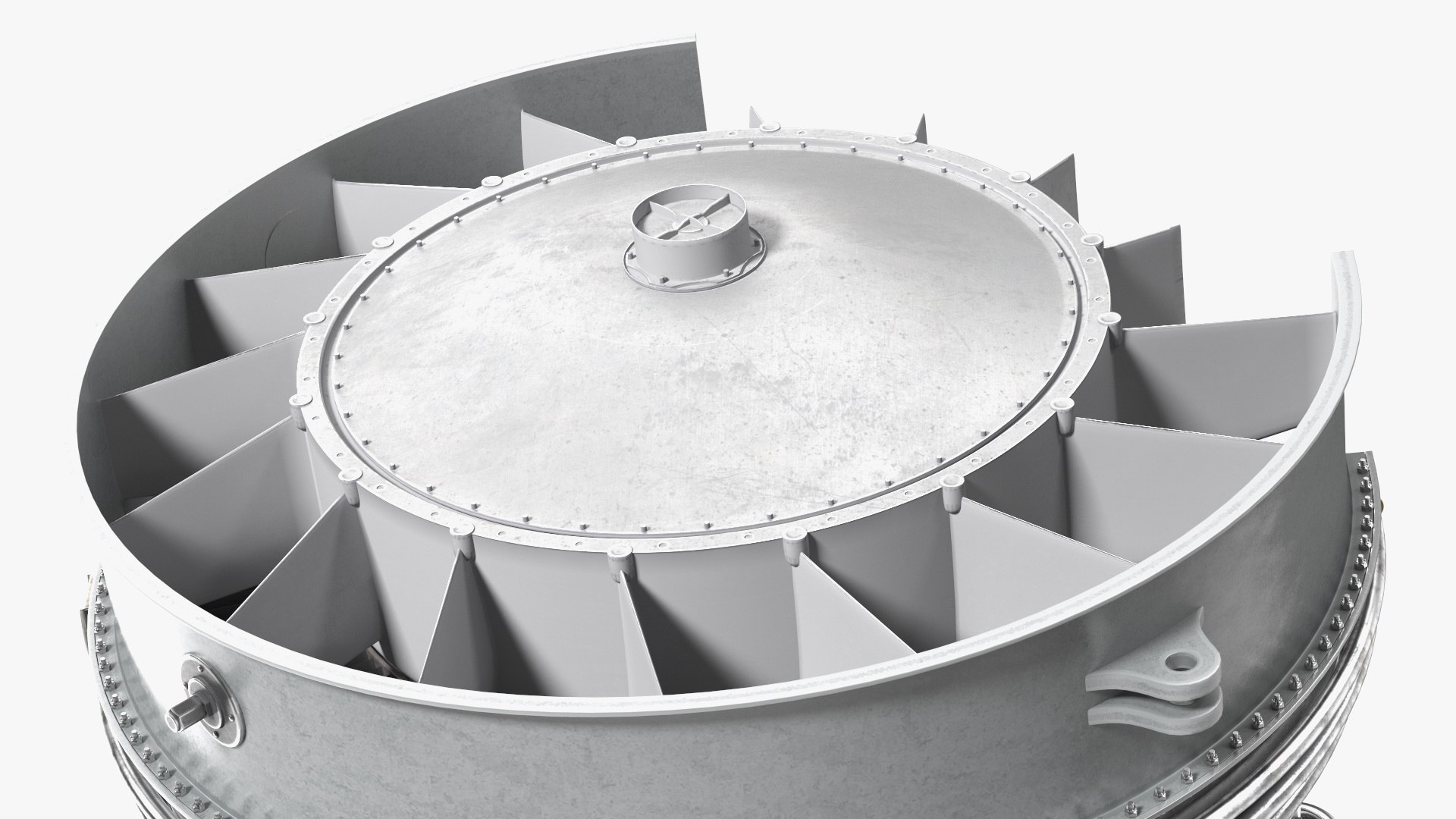 Aircraft Turbofan Engine CFM International CFM56 Sectioned 3D Model ...