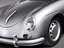 3d porsche 356a 356 sport model