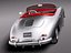 3d porsche 356a 356 sport model