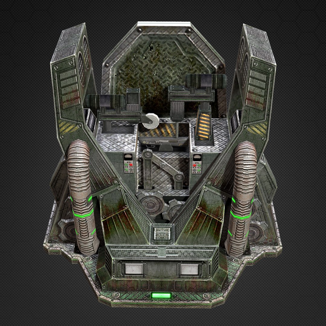 3d Max Low-poly Craft Machine