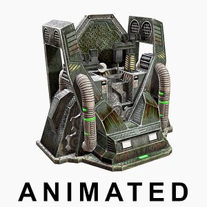3d max low-poly craft machine