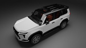 LEXUS GX 550 WHITE 3D