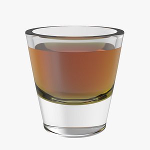 realistic cheater shot glass model