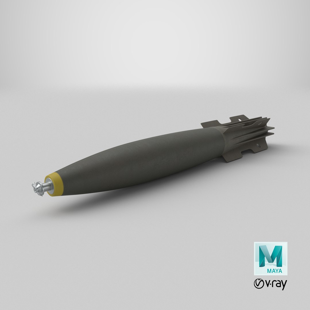 500 Pound Aircraft Munition Olive model https://p.turbosquid.com/ts-thumb/1g/t4i0mX/Td/stemcell_maya_vray_render/png/1745311430/1920x1080/fit_q87/c983701742656773ab602b59a6f2b560496bce73/stemcell_maya_vray_render.jpg