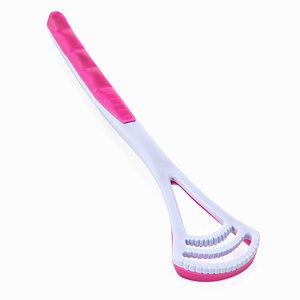 Tongue Cleaning Tool Pink 3D model