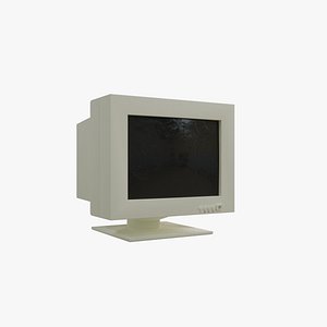 Old Vintage CRT Monitor