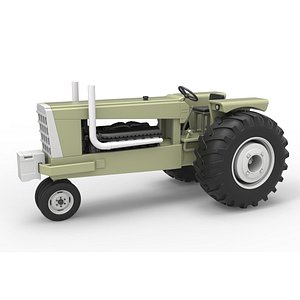 Vintage Pulling tractor Version 2 Scale 1 to 25