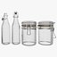 Bouteille et récipient en verre