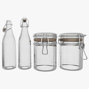 Glass Bottle and Container