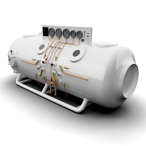 decompression tank 3d max