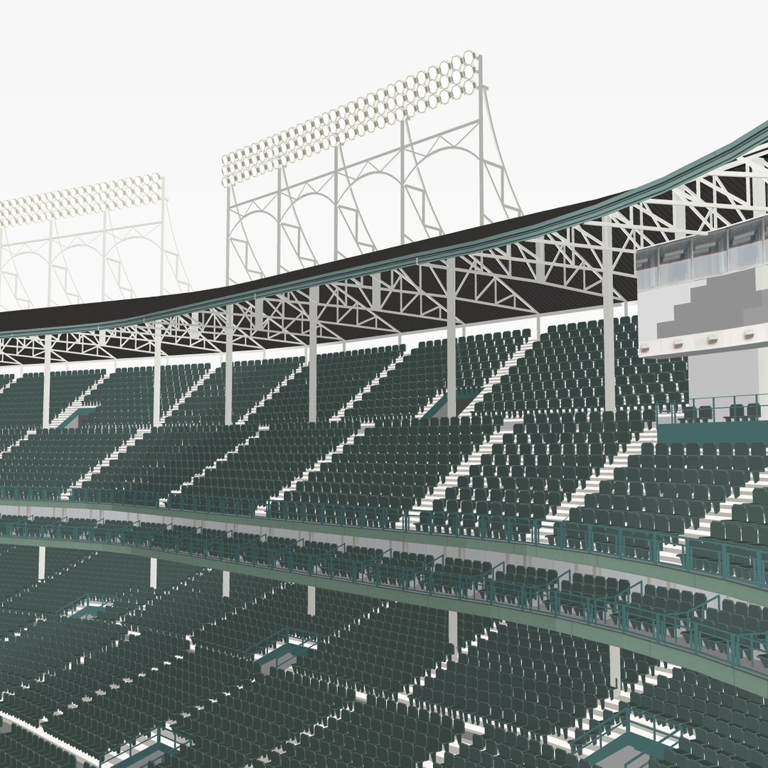 Wrigley Field - Chicago Cubs 3D model – Genius&Gerry