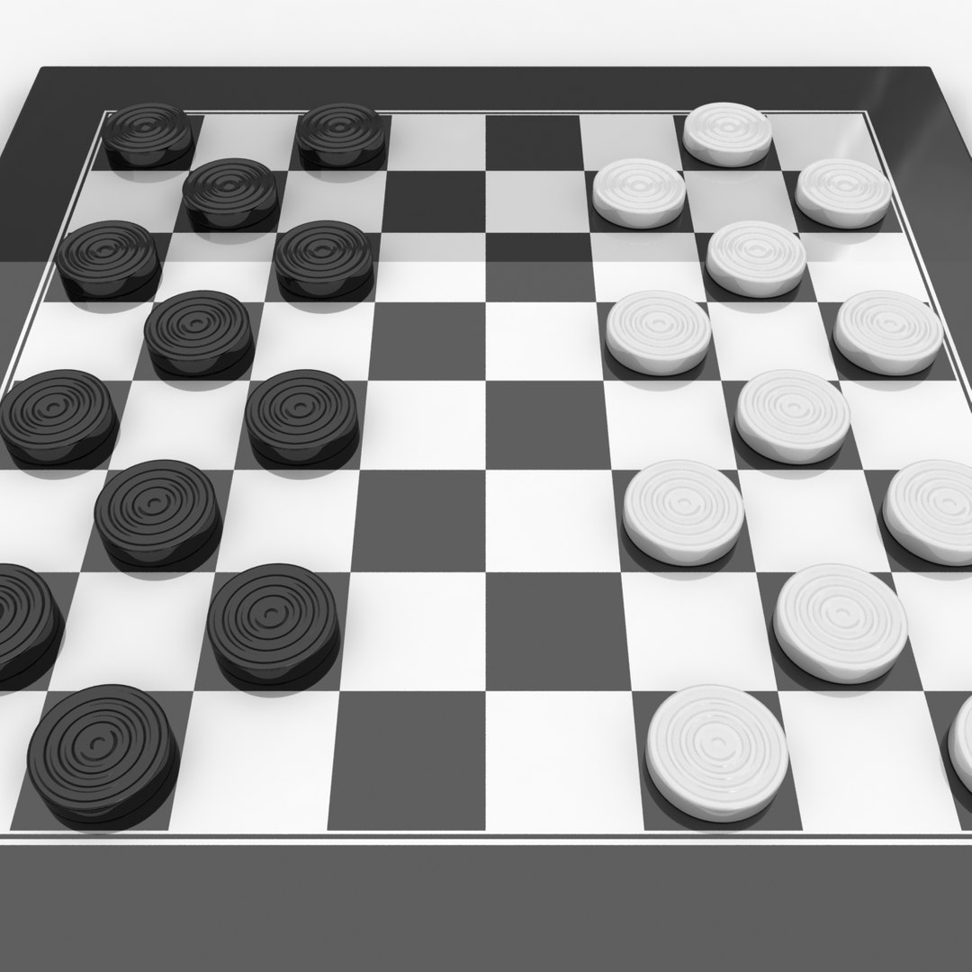 3ds Realistic Checkers