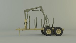 3D model Forest trailer