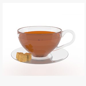 3D tea cup model