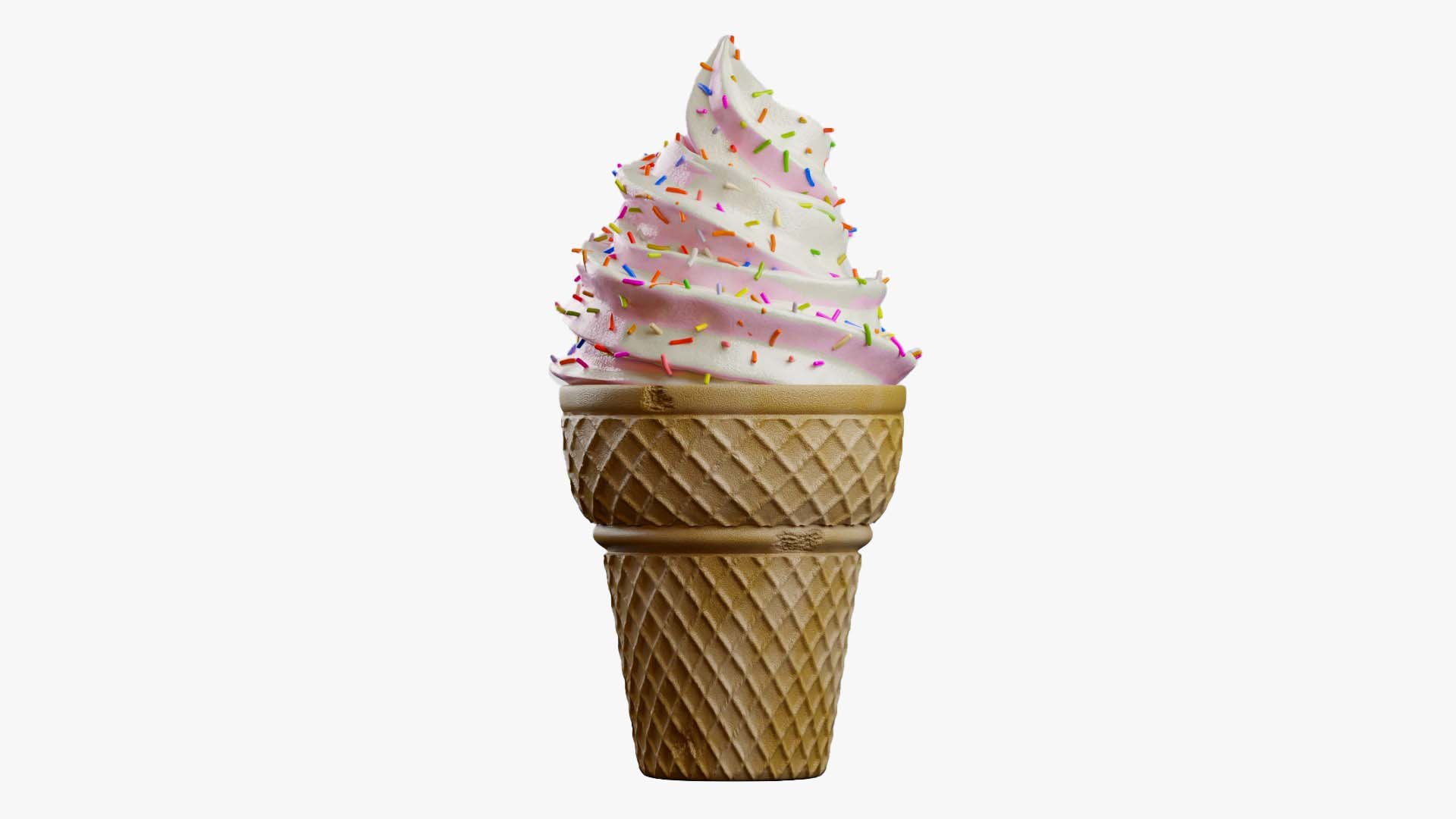 Ice Cream Cone 3D Model TurboSquid 1990813