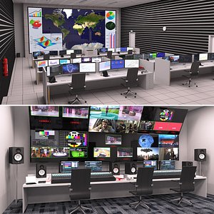 Control Room Collection 3D model