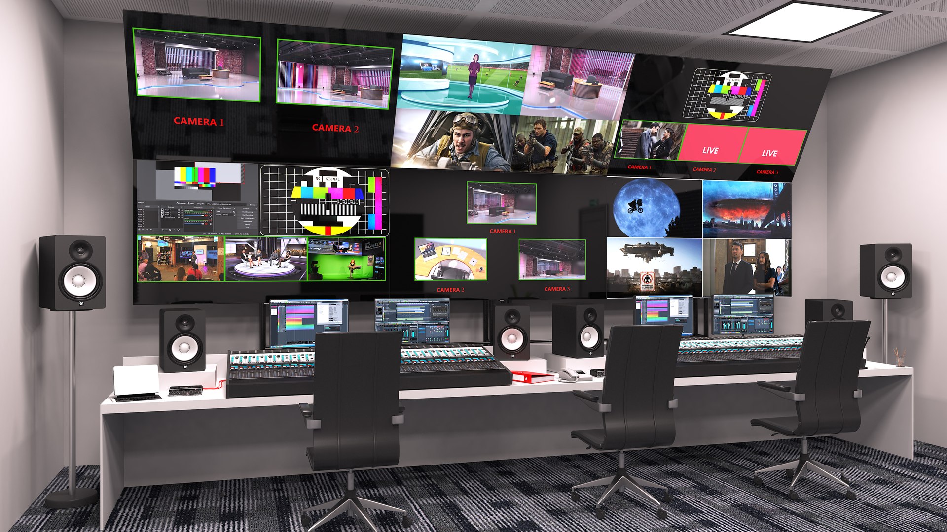 Control Room Collection 3D model https://p.turbosquid.com/ts-thumb/1h/CozmHN/hv/tvproductioncontrolroom1/jpg/1634759836/1920x1080/fit_q87/33eac998d9b6a1af71c137bc980794af2c387631/tvproductioncontrolroom1.jpg