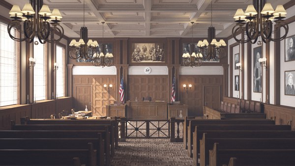 CourtRoom Interior 8K PBR Textures 3D model - TurboSquid 1835403