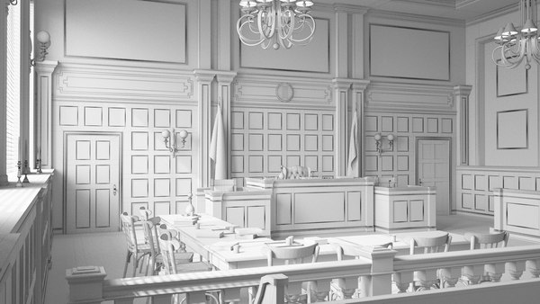 CourtRoom 인테리어 8K PBR 텍스처 3D 모델 - TurboSquid 1835403